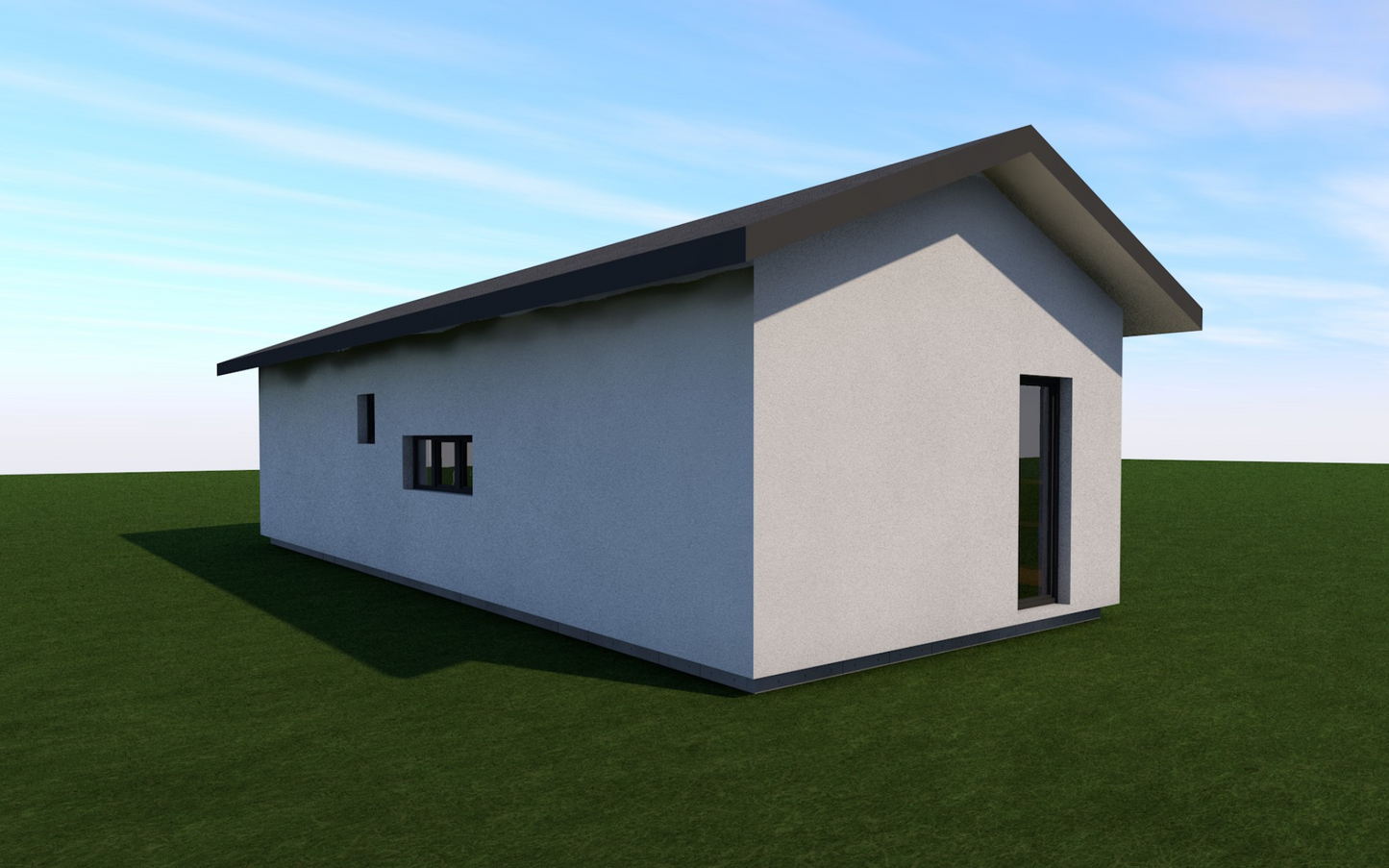 Къща 4.60x12.00m (55m²)