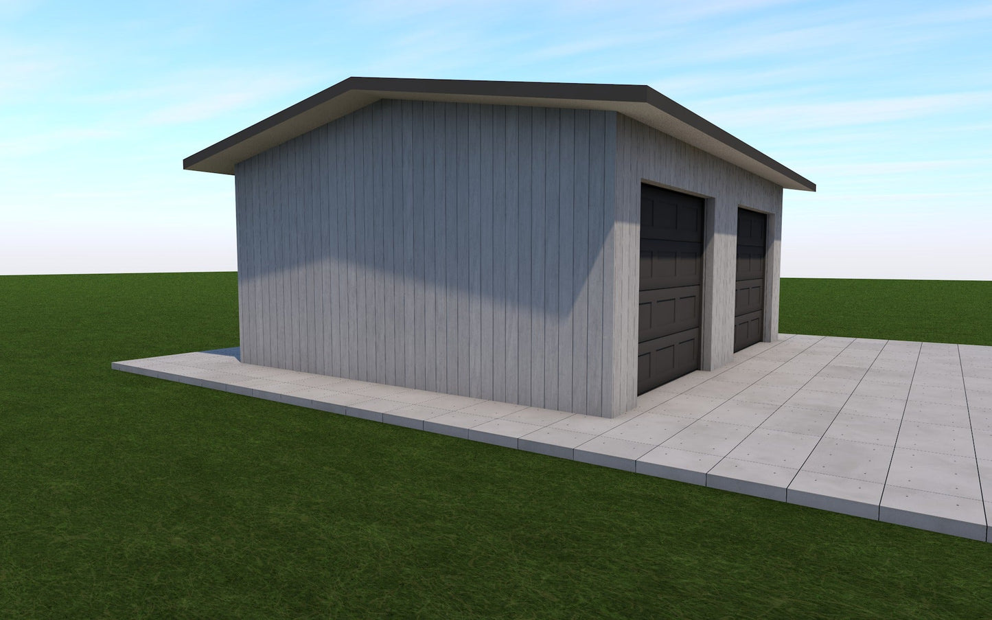 Гараж 5.5x7m (39m²)