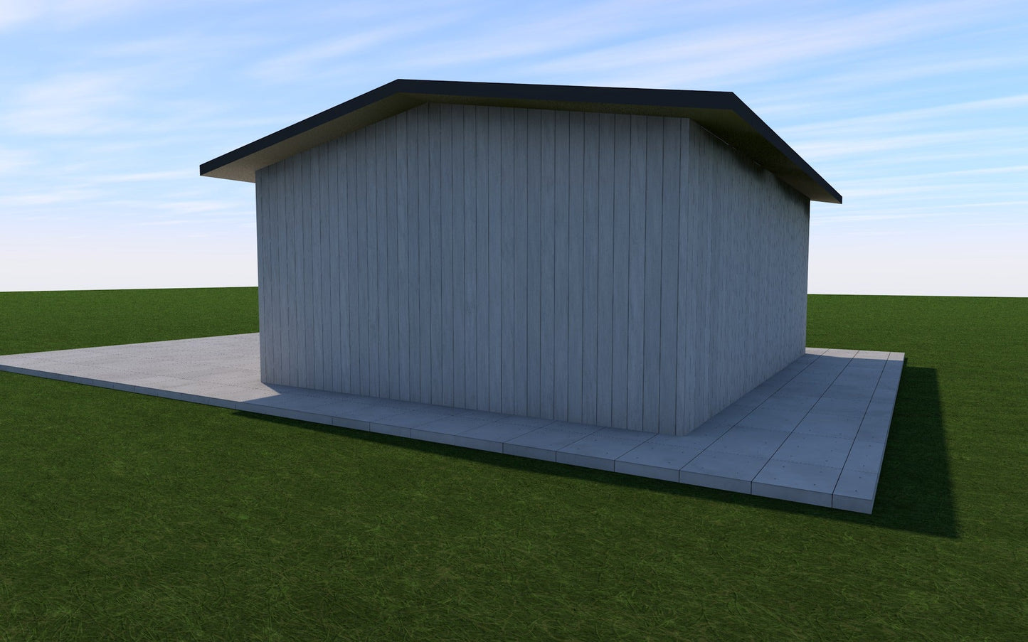 Гараж 5.5x7m (39m²)